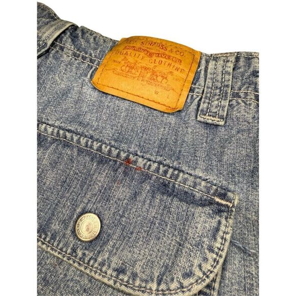 Vintage 2002 Levi’s Women’s 6 Denim Jean Shorts Mid Rise Y2K - Picture 6 of 6